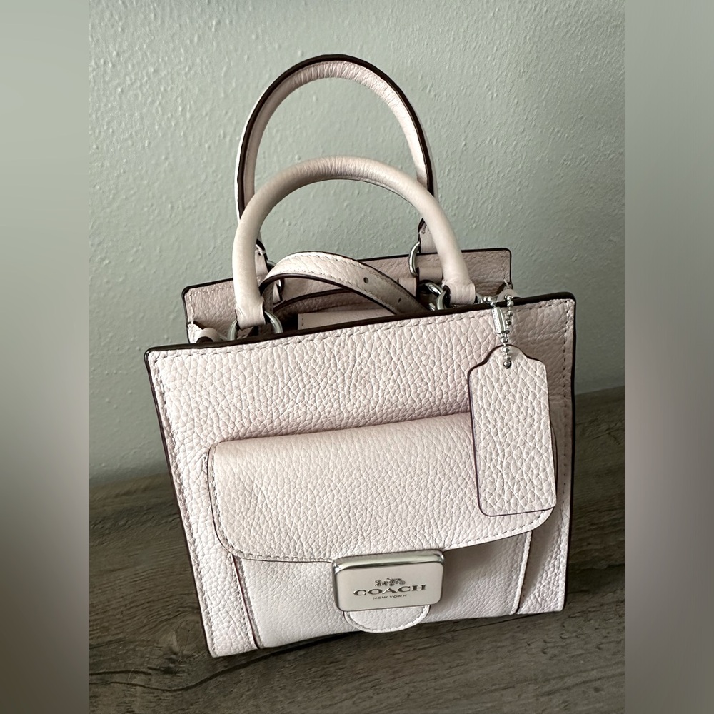 Coach Mini Pepper Crossbody Ice Pink